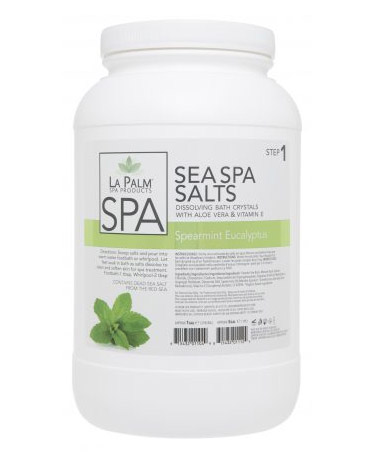 La palm Sea Salts are used for the best pedicures in el paso