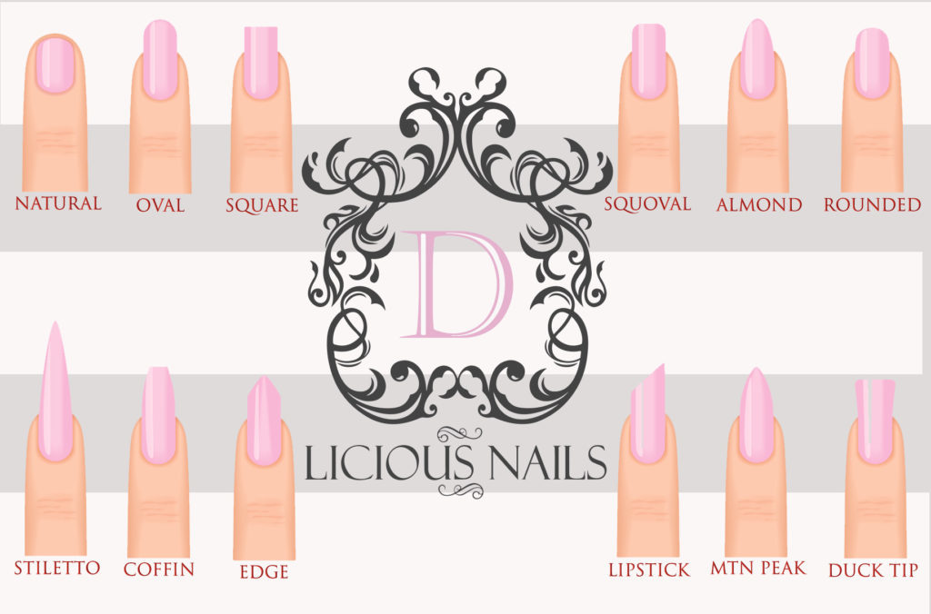 12 Popular Nail Shapes | What shape works for you? | D'Licious Nails